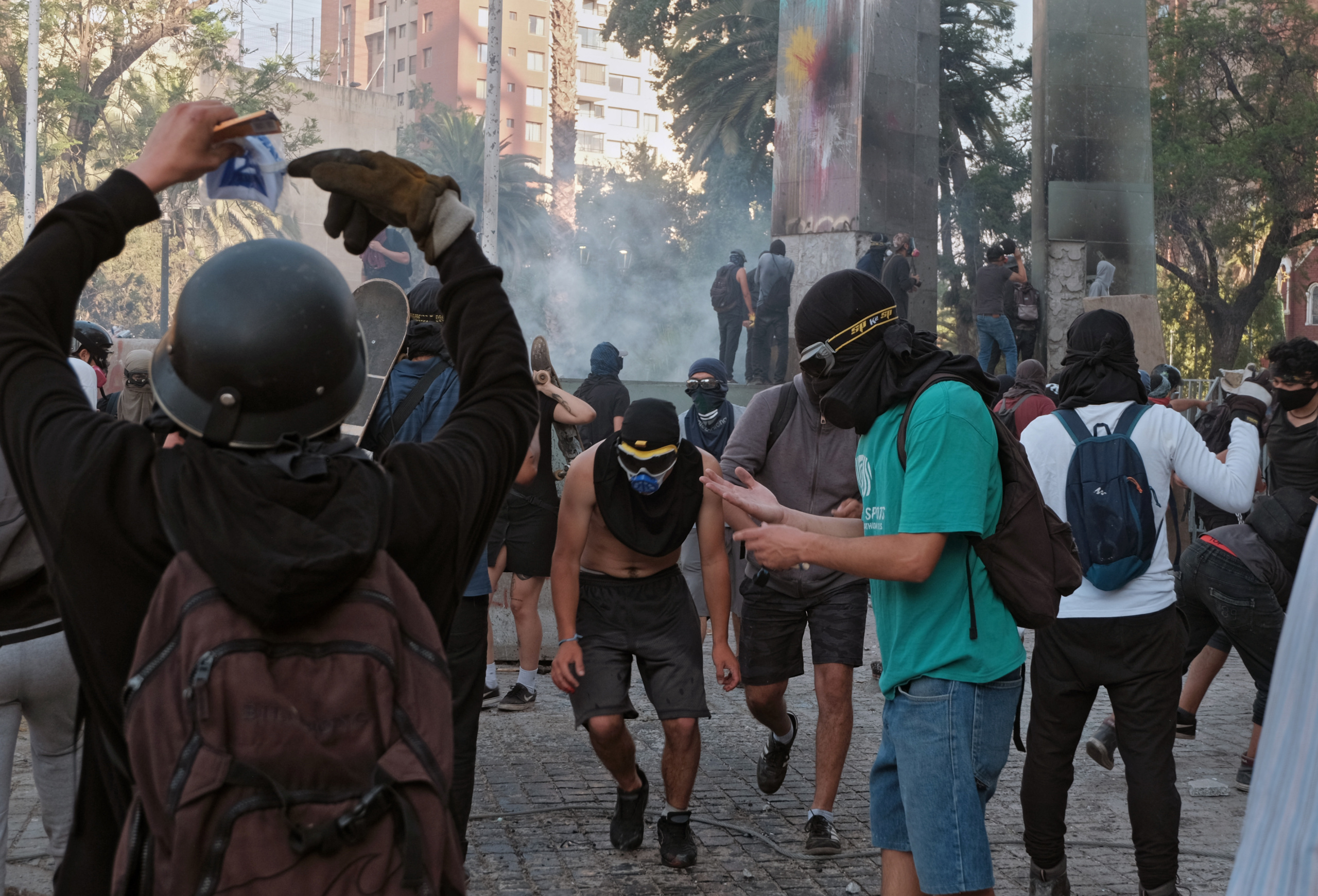 Protestors © Luis Bustamente