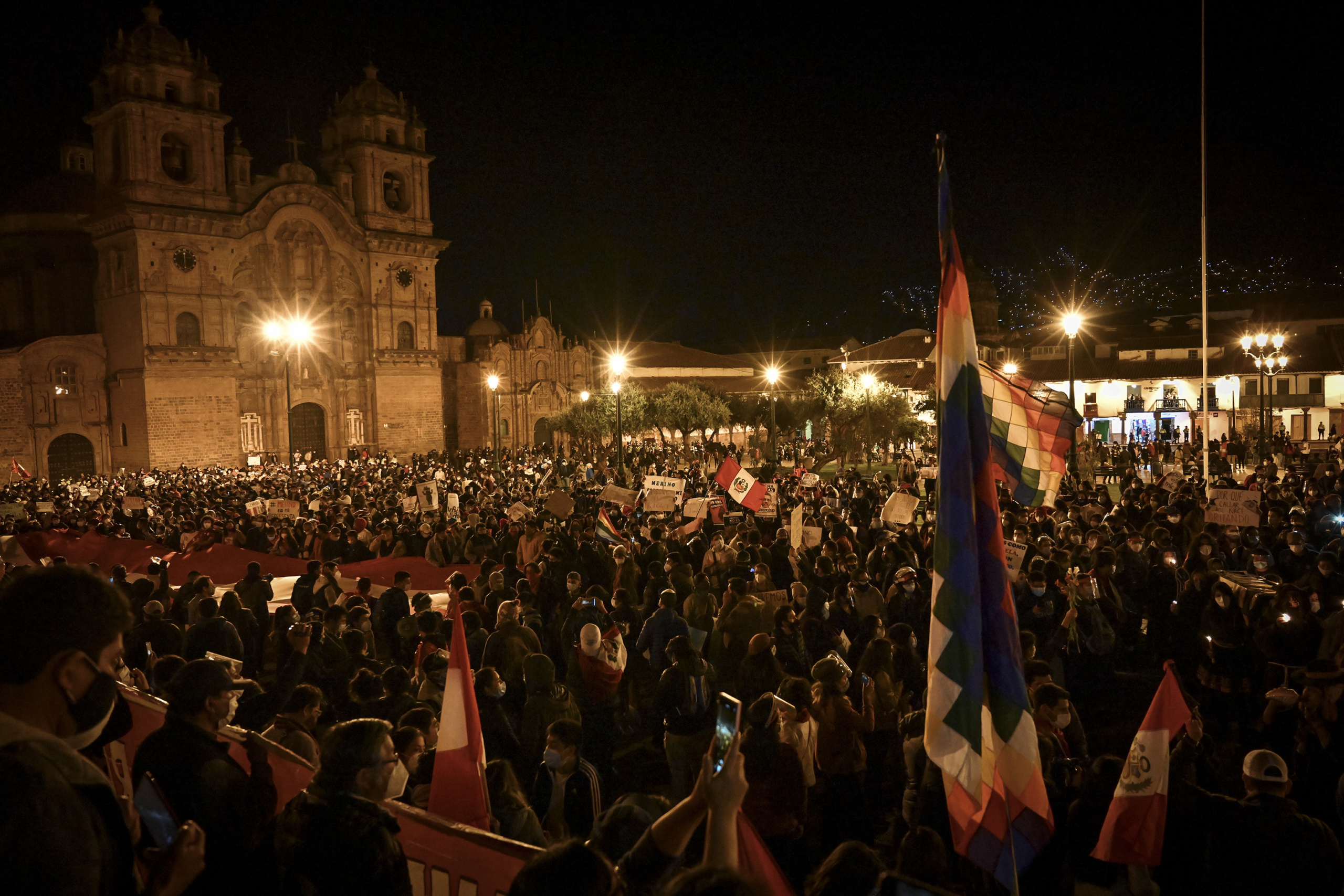 Cusco is protesting Adriana Peralta
