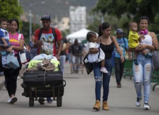 Venezuelan migrants in Colombia