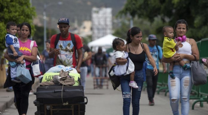 Venezuelan migrants in Colombia