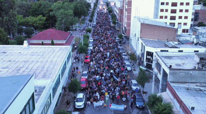 Chubut protest, photo:Conclusión Buenos Aires / No a la Mina Esquel