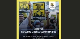 Water defenders Libertad El Salvador Santa Marta Five