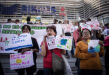 Women are central to the anti-extractivist movement in El Salvador. Photo: Kellys Portillo