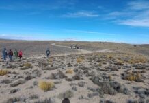 Protestors gather to deliver a legal challenge against mining in the headwaters of their river, Cala Cala, in Potosí, Bolivia. Photo- Qhapahqñan, community member of Cala Cala