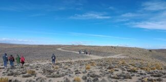 Protestors gather to deliver a legal challenge against mining in the headwaters of their river, Cala Cala, in Potosí, Bolivia. Photo- Qhapahqñan, community member of Cala Cala