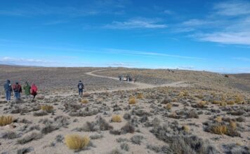 Protestors gather to deliver a legal challenge against mining in the headwaters of their river, Cala Cala, in Potosí, Bolivia. Photo- Qhapahqñan, community member of Cala Cala
