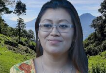 Dina Juc alcadesa indigena Santa Lucia Utatlan