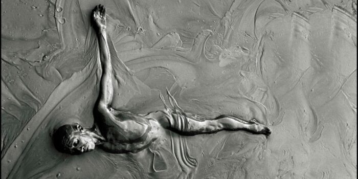 Image from the photographic series A.R.M.E.R.O. by Ruven Afanador and Álvaro Restrepo, 1995