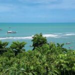 Fishing boats along the coast of Brazil in the Amazônia Azul maritime territory