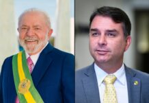 Brazil: the threat to democracy and the Amazon President Luiz Inácio Lula da Silva and Senator Flávio Bolsonaro shown side by side.
